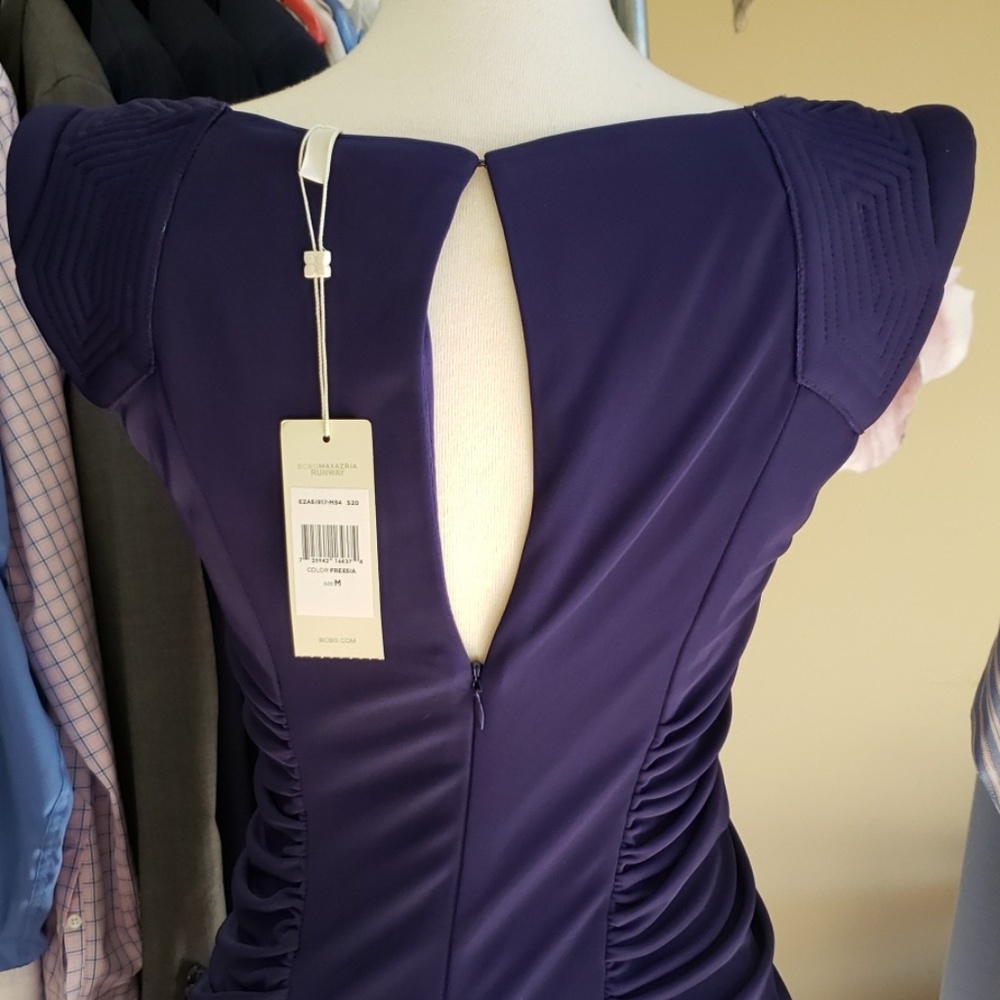 BCBGMAXAZRIA Fitted Indigo Dress - Picture 6 of 7